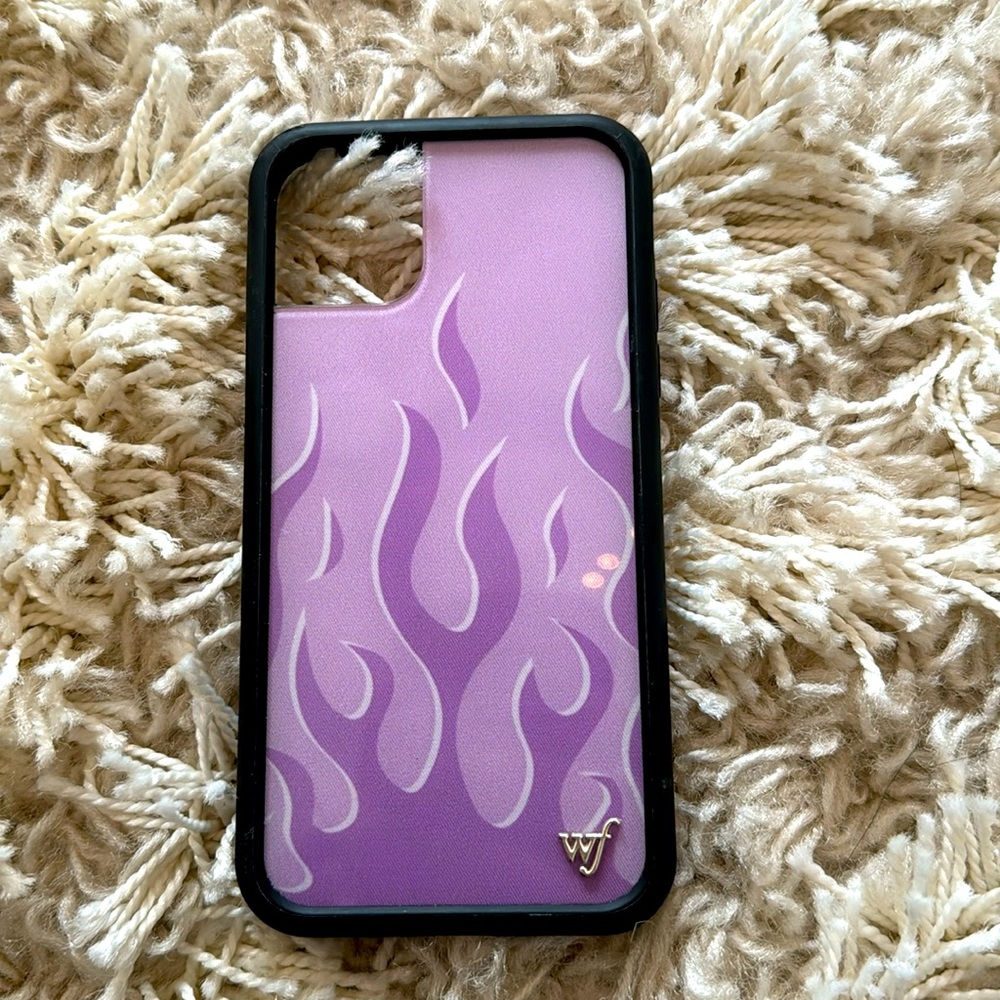 Wildflower Lavender Flames iPhone 11 Case